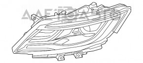 Far stânga față asamblată Lincoln MKC 15- cu xenon, fără capac și fixare