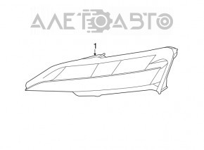 Luminile de zi DRL stânga Lincoln MKC 15-