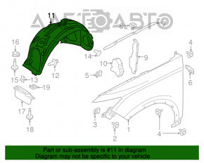 Aripa fata stanga Lincoln MKC 15-