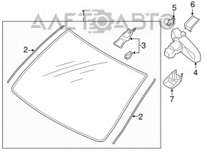 Geam parbriz Lincoln MKC 15-