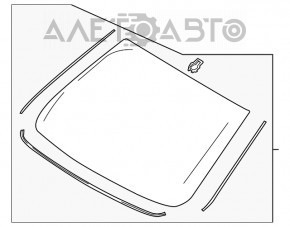 Parbriz Lincoln MKZ 13-20 PILKINGTON, aer pe margine