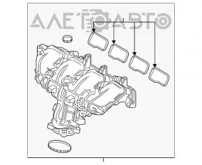 Коллектор впускной Mazda CX-9 16-