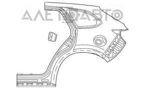 Aripa spate stânga Mazda CX-9 16-