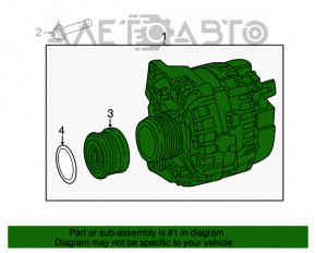 Generatorul Mercedes CLA 250 14-19