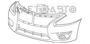 Bara fata goala Nissan Altima 13-15 pre-restilizare