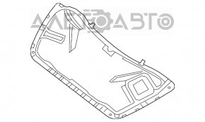 Izolarea capotei Nissan Altima 13-15