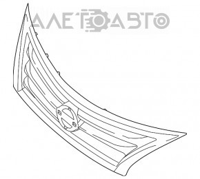 Grila radiatorului Nissan Altima 13-15 cu emblema