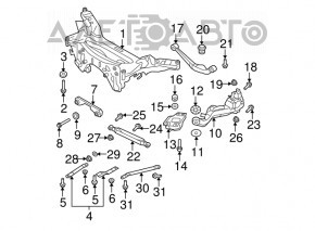 Bara spate dreapta Nissan Rogue Sport 17-19