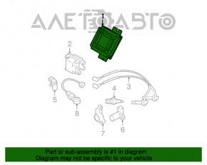 Блок ECU компьютер двигателя Subaru Forester 08-13 SH