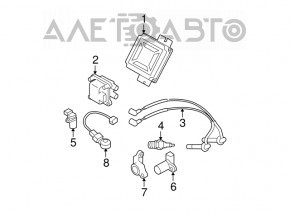 Блок ECU компьютер двигателя Subaru Forester 08-13 SH