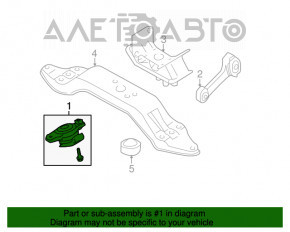 Pernele motorului dreapta Subaru Forester 14-18 SJ 2.5