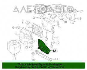 Воздухоприемник Subaru Forester 14-18 SJ 2.5