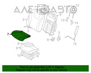 Scaunul șoferului pentru Subaru Forester 14-18 SJ fără airbag, material textil gri, necesită curățare chimică, electric.