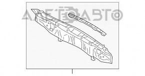 Panoul din spate al Subaru Forester 14-18 SJ grafit