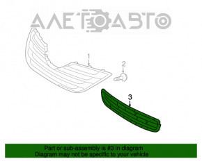 Grila radiatorului Toyota Camry v40 07-09 hibrid, crom, ciobitură pe crom