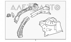 Четверть передняя левая Toyota Camry v70 18-