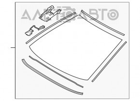 Geam parbriz Toyota Camry v70 18-