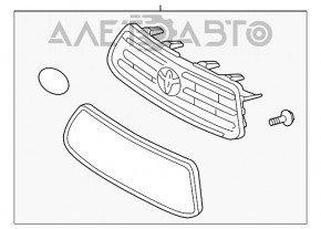 Grila radiatorului Toyota Highlander 08-10 hibrid