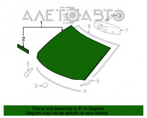 Parbriz Toyota Highlander 08-13 incalzit, cu senzor de ploaie, aer