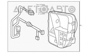 Поворотник левый Toyota Prius 30 13-15 рест