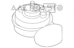 Semnal stânga VW Beetle 12-19 înalt