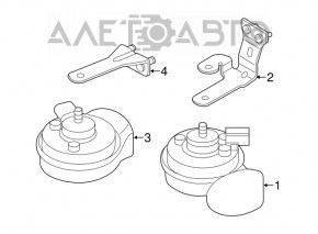 Semnal stânga VW Beetle 12-19 înalt