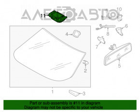 Senzor de ploaie VW Tiguan 09-17, suportul este rupt.