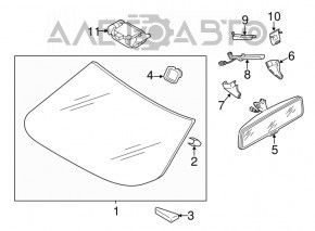 Senzor ploaie VW Passat b7 12-15 SUA nou original OEM