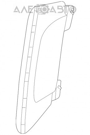 Dimensiunea barei de protecție față dreapta pentru VW Tiguan 09-17, nouă, originală OEM