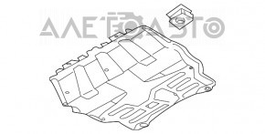 Protecție motor VW Tiguan 09-17 nou, neoriginal.