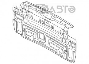 Panoul din spate VW Tiguan 09-17, 2 piese