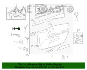 Controlul memoriei oglinzilor pentru Toyota Avalon 13-18 din stânga