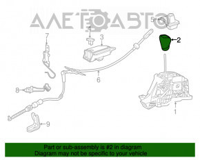 Ручка КПП Lexus IS 14-20 fsport