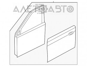Дверь голая передняя правая Hyundai Santa FE Sport 13-18