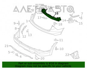 Amplificatorul pentru bara spate Hyundai Santa FE Sport 13-16, fabricat în SUA.