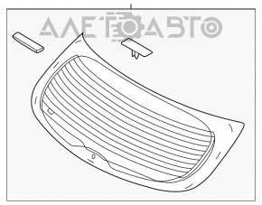 Geam spate portbagaj Hyundai Santa FE Sport 13-16