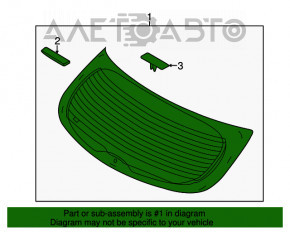 Geam spate portbagaj Hyundai Santa FE Sport 13-16 CARLEX, tonifiere