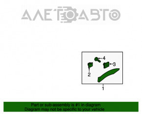 Capacul aripii spate stânga Hyundai Santa FE Sport 13-18