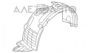 Aripa fata dreapta Hyundai Santa FE Sport 13-16, versiunea pre-restilizare, fabricata in SUA, partea din spate