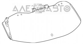 Geam spate portbagaj Toyota Highlander 14-19