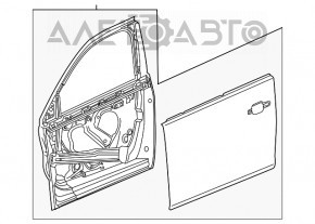 Дверь в сборе передняя левая Chevrolet Malibu 16-