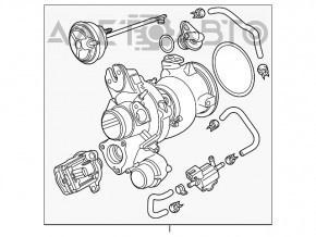 Turbina Chevrolet Malibu 16- 1.5T