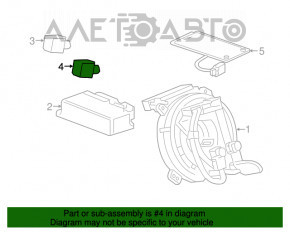 Senzor airbag spate stânga Chevrolet Malibu 16-22