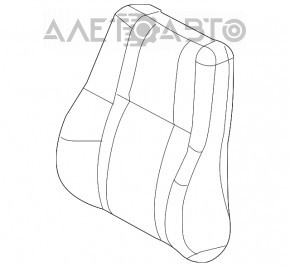 Scaun șofer Jeep Grand Cherokee WK2 14-16 fără airbag, material textil negru