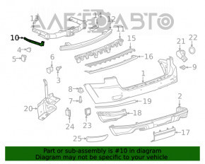 Suportul pentru bara spate stânga Jeep Grand Cherokee WK2 11-21