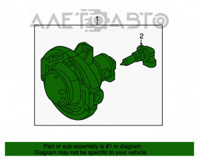 Farul anti-ceață stânga pentru Jeep Grand Cherokee WK2 11-21