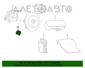 Sensoare airbag frontal stânga Chrysler 300 11-