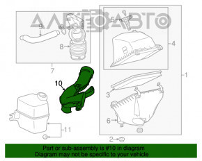 Conductă de aer către filtrul de aer pentru Toyota Rav4 13-18