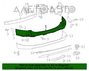 Bara spate goală, partea superioară, Toyota Rav4 16-18, nouă, neoriginală