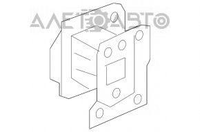 Dinte amplificator bara spate dreapta Toyota Rav4 13-18 ruginit.